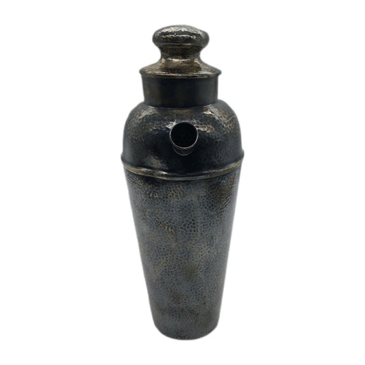 Bernard Rice's Sons Hammered Silverplate Barware Cocktail Shaker PAT 5 13 1924