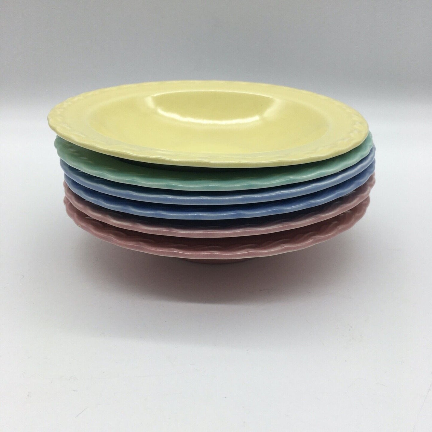 Native California Vernon Kilns Oval Serving Bowl 6 Berry Bowl Cottage Core Vintage