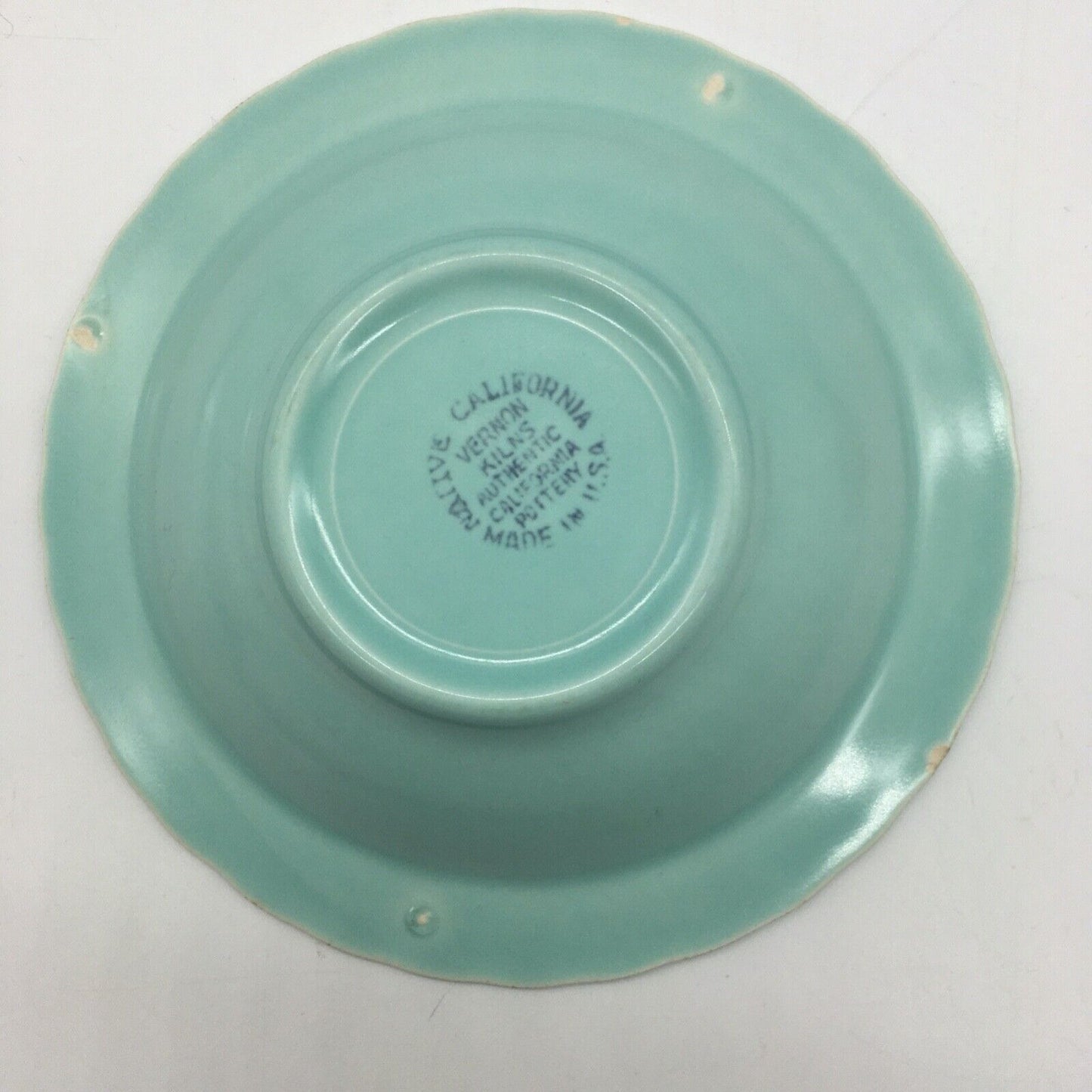 Native California Vernon Kilns Oval Serving Bowl 6 Berry Bowl Cottage Core Vintage